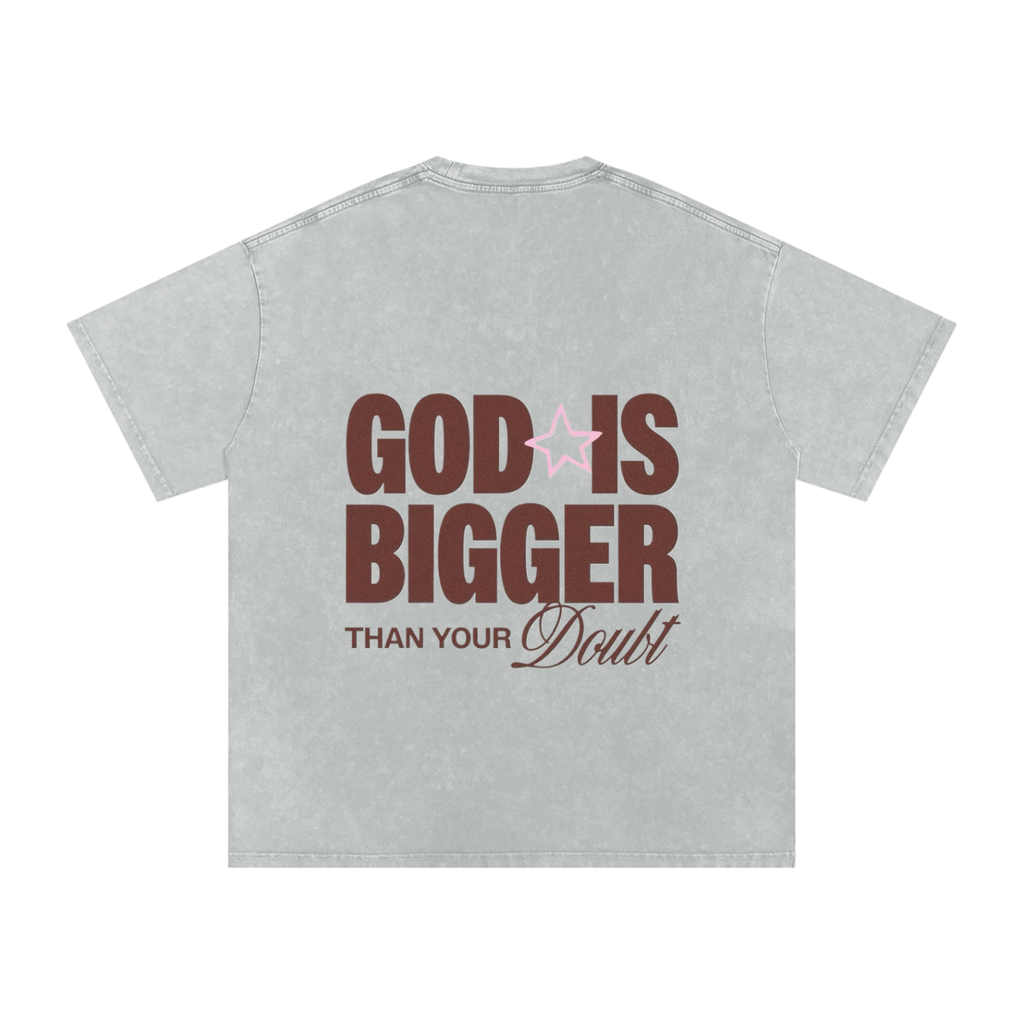 JESUS WASHED OVERSIZED T-SHIRT