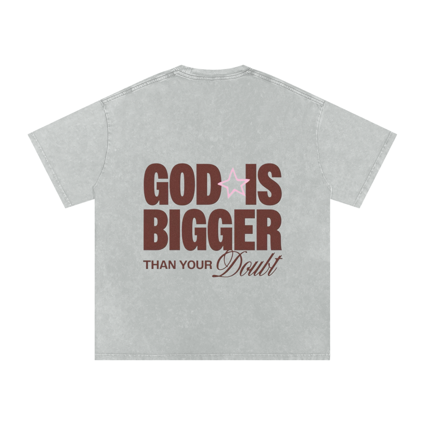 JESUS WASHED OVERSIZED T-SHIRT