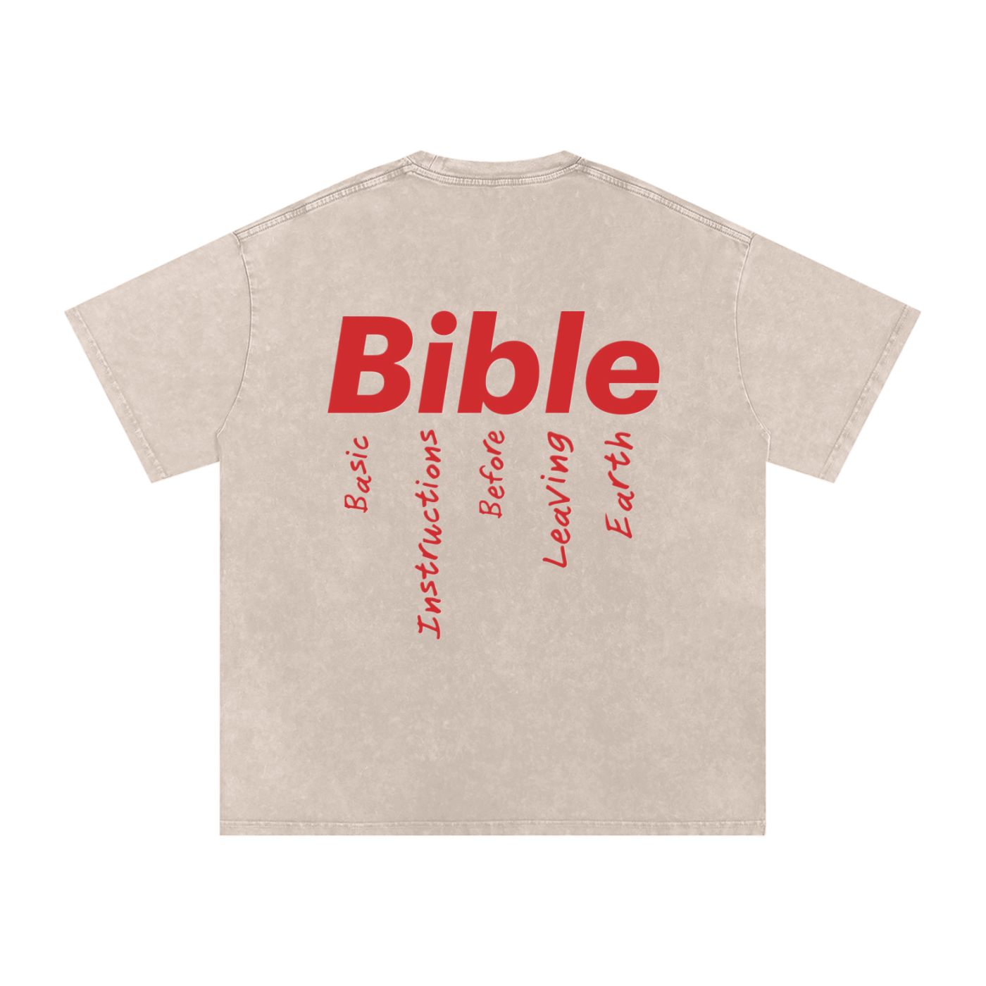 SACRED SUPPLY BIBLE OVERSIZED T-SHIRT