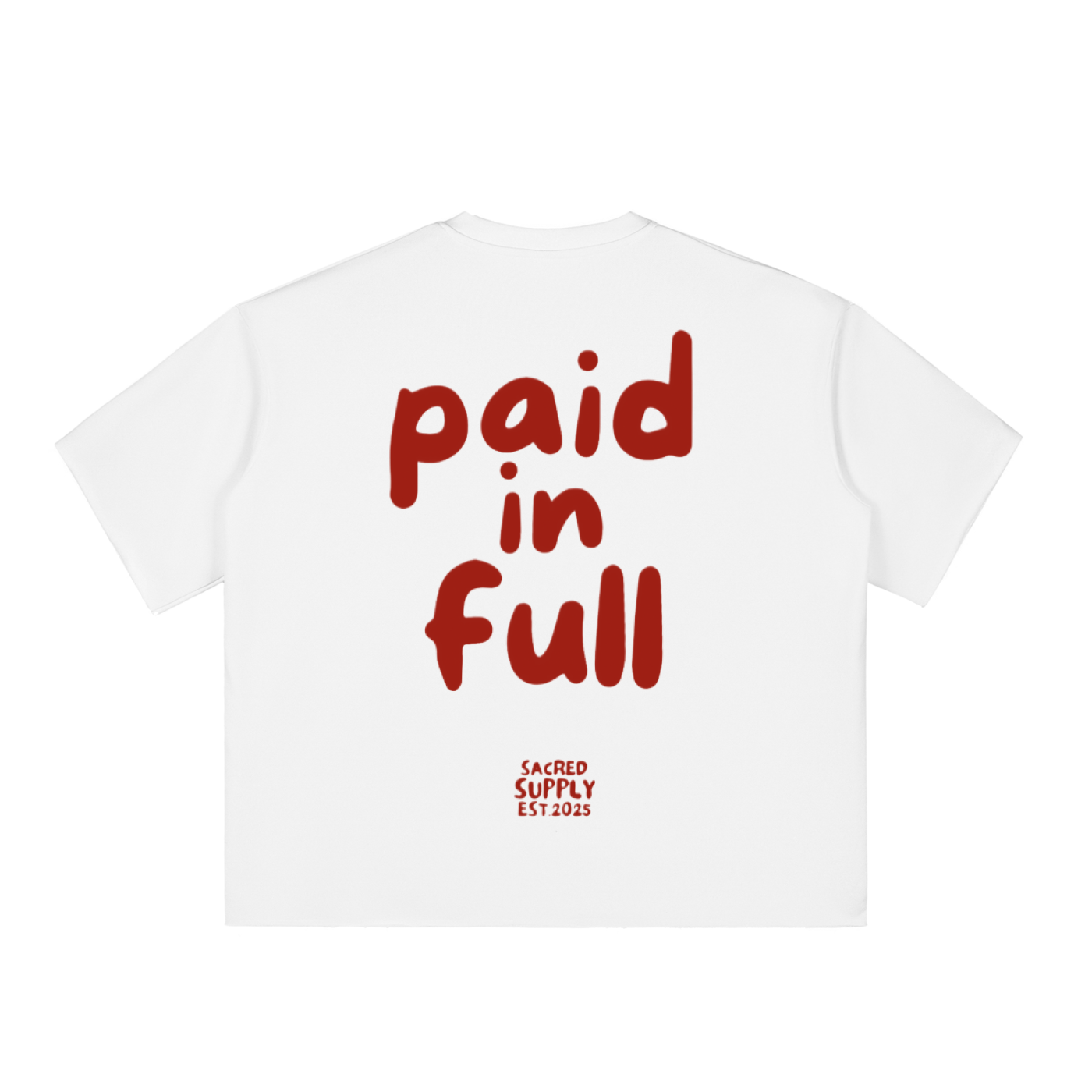 CHILD OF GOD BOXY RAW EDGE T-SHIRT